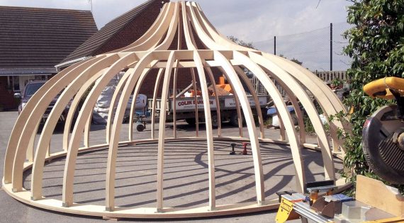 Traditional timber roof trusses